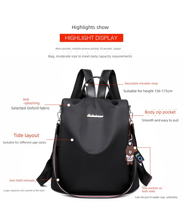 travel oxford  female leisure time Superfire Backpack
