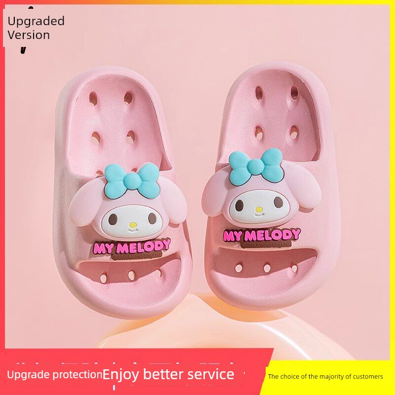 Children's Slippers for Girls, Summer 2026 New Kuromi Model, Girls' Bathroom Water-Draining Non-Slip Bath Slippers for Baby Girls — 4