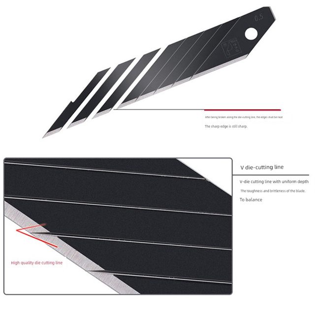 Woodpecker 30-degree sharp angle utility blade 18mm large sharp angle wallpaper blade glass glue removal car film