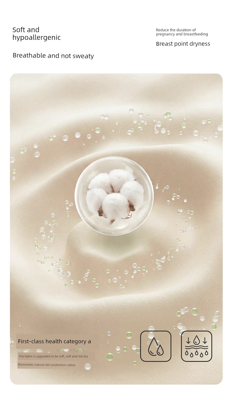Pure Cotton Nursing Bra, Summer Thin Style, Specially Designed for Postpartum Breastfeeding, Can Be Worn during Pregnancy and Sleep, Vest-Style Bra — 7
