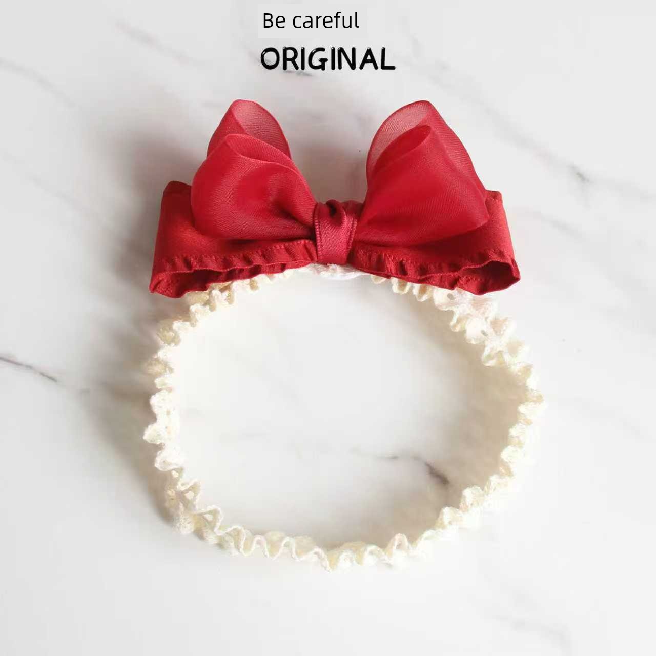 Baby Girl Princess Hair Band Infant Full Moon Bows — 4