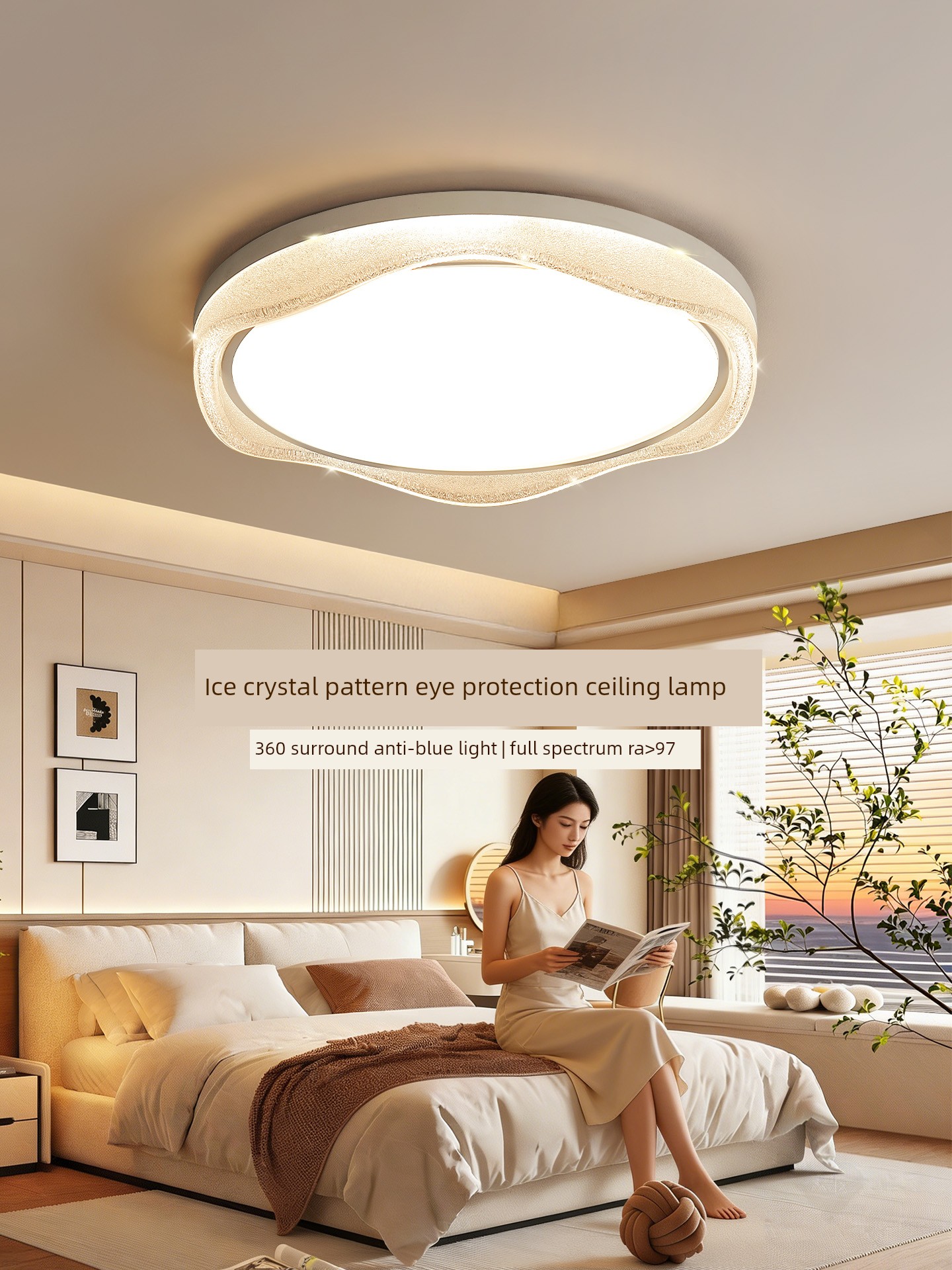 Huayi Lighting Italian-Style Minimalist Bedroom Ceiling Light 2026 New Model Modern Simple and Elegant High-End Study Room Lighting