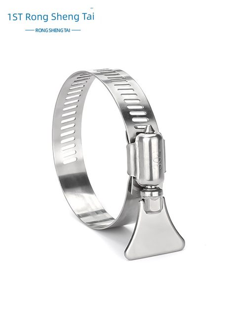 304 stainless steel throat clamp tube clamp clamp clamp clamp clamp hoop tube clamp movable hoop water pipe washing machine gas pipe fixing clamp