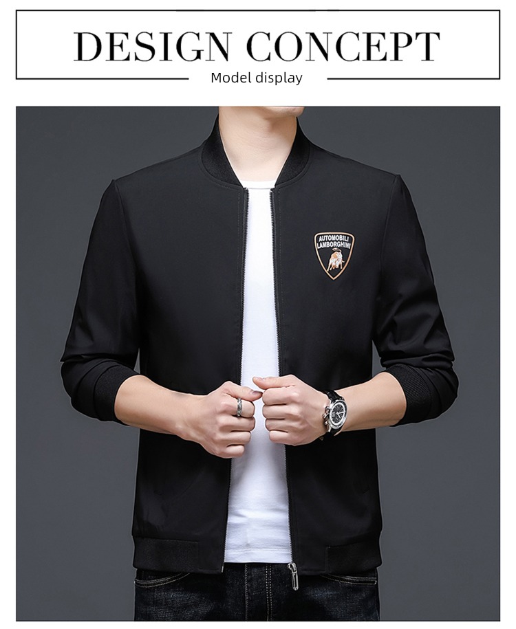 tide Spring and Autumn Thin money handsome mlb  man Jacket