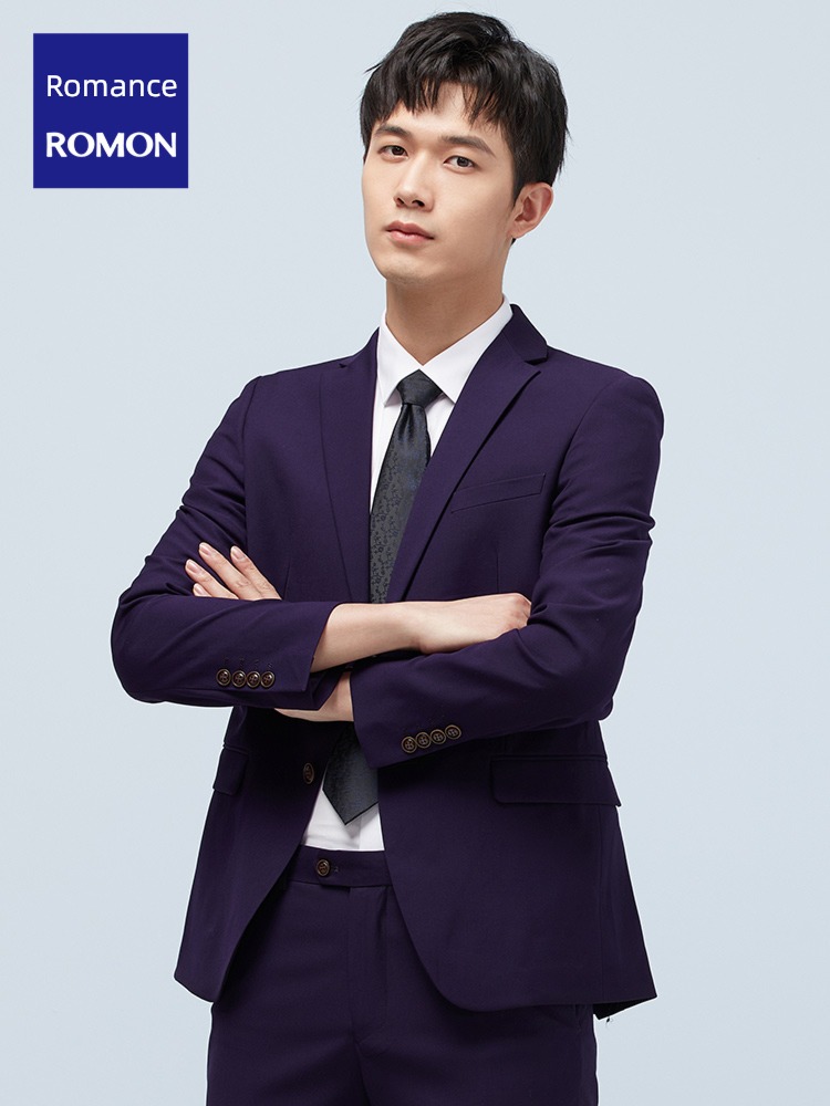 Romon live broadcast Self-cultivation occupation groom man 's suit suit