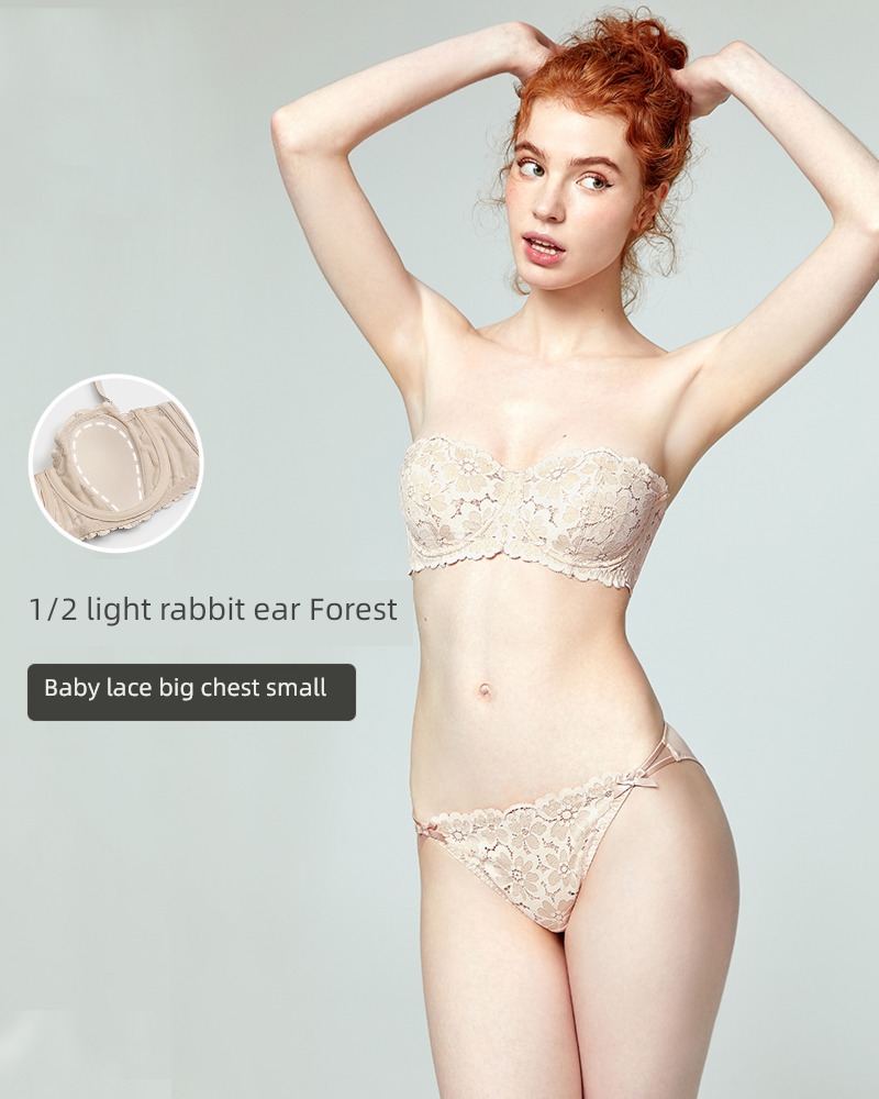 miss curiosity  non-slip Strapless suit sexy undergarment covering the chest and abdomen