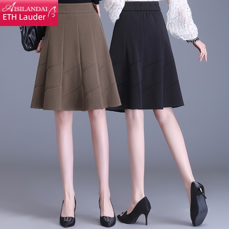 Spring and summer Medium and long term little chap Pleat skirt