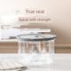 Rice bucket household insect-proof moisture-proof sealed glass rice jar grain storage jar rice flour storage jar rice flour storage jar