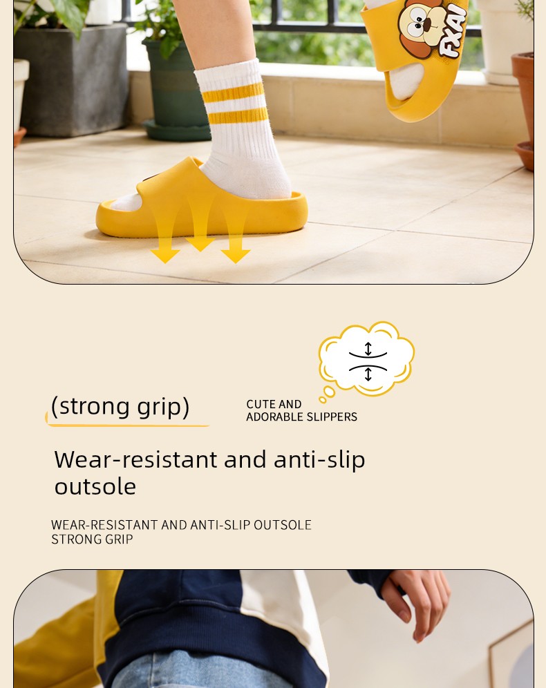 Summer Household Bathroom Bath Outwear Kids Slippers — 6