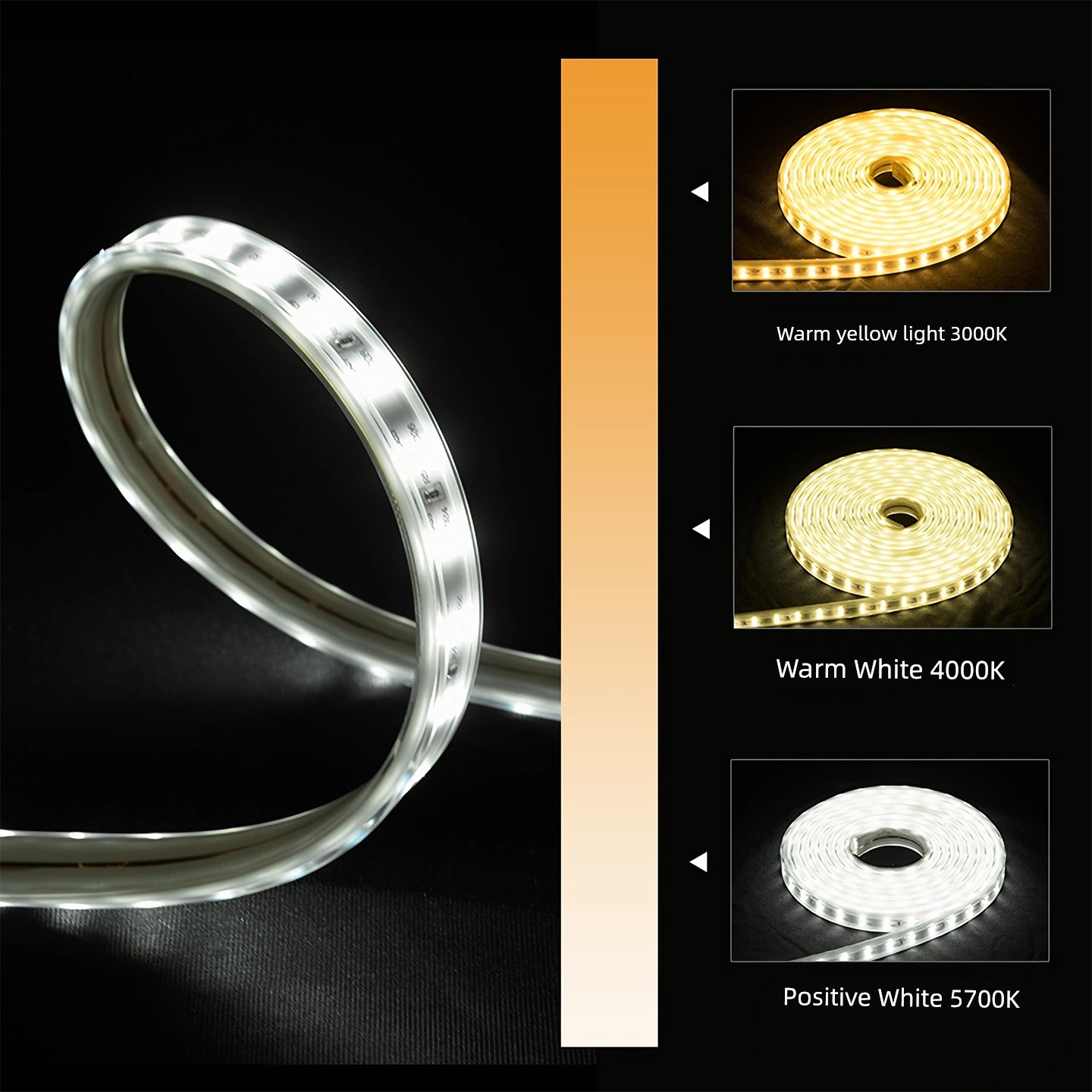 Bright Home Decoration Living Room Ceiling Double Row LED Light Strip