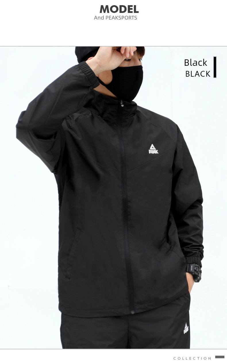 Peak summer motion trousers male Plush loose coat Windbreaker