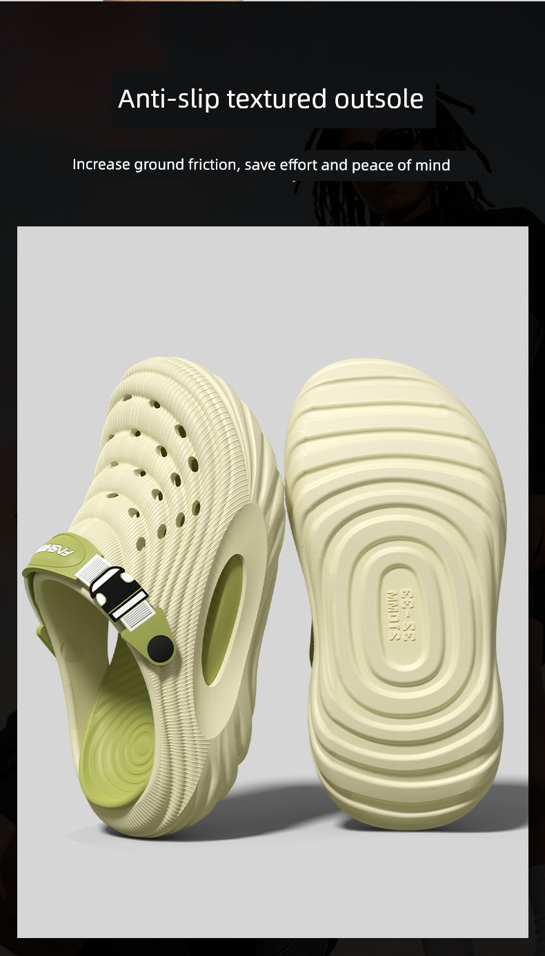 Children's Croc Shoes Boys 2026 New Summer Youth Beach Non-Slip Sandals for Older Kids Boys' Outdoor Wear — 6