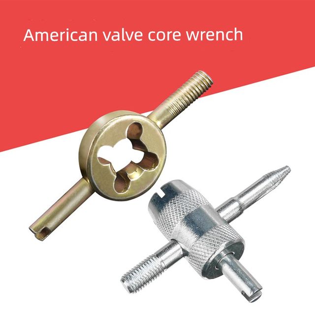 Valve core wrench bicycle tire American mouth cap key electric vehicle car tightening valve core tool remover