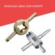 Valve core wrench bicycle tire American mouth cap key electric vehicle car tightening valve core tool remover