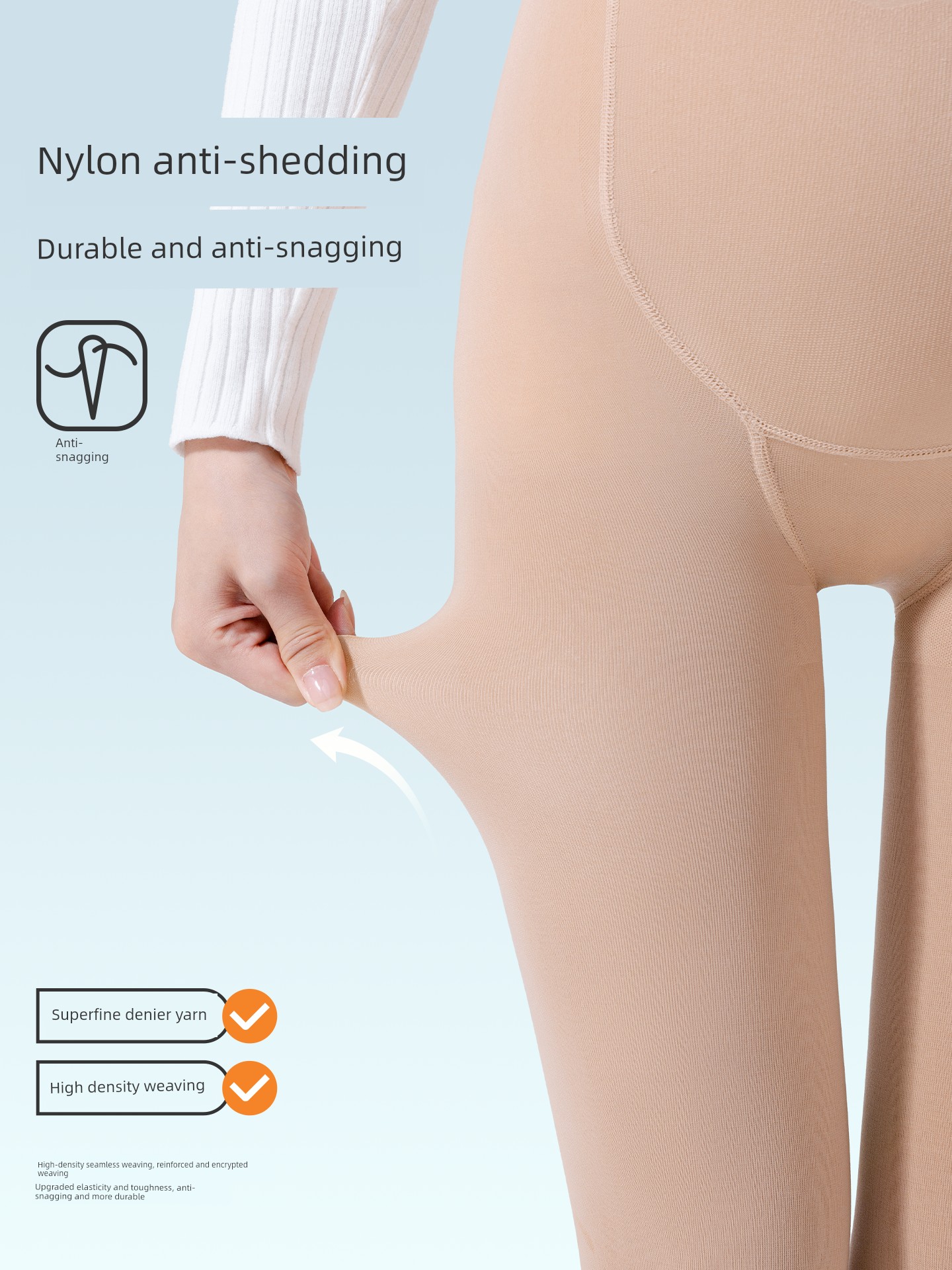 Women's Stockings Flesh Color Superb Fleshcolor Pantynose Winter Pregnant Women — 5
