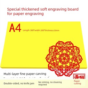 Special Paper-Cutting Wax Board, Professional Tool, Durable, Student Handcraft Carving and Cutting Wax Plate Set