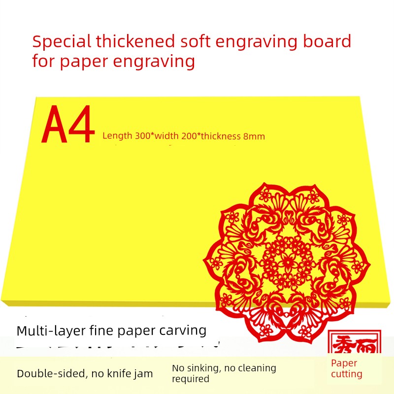 Special Paper-Cutting Wax Board, Professional Tool, Durable, Student Handcraft Carving and Cutting Wax Plate Set