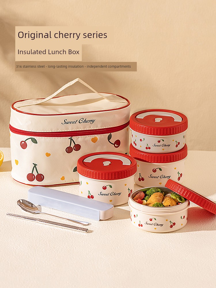 Modern Housewife Office Worker Bento Lunch Box Stainless Steel