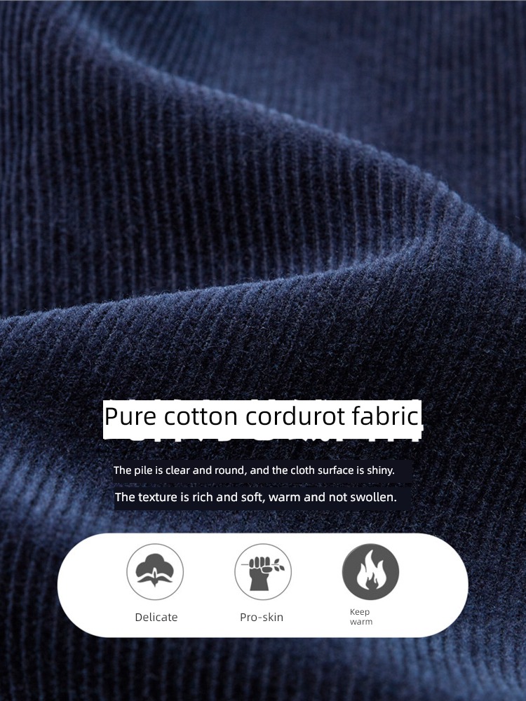 Giordano corduroy Ruffian handsome Long sleeve leisure time shirt