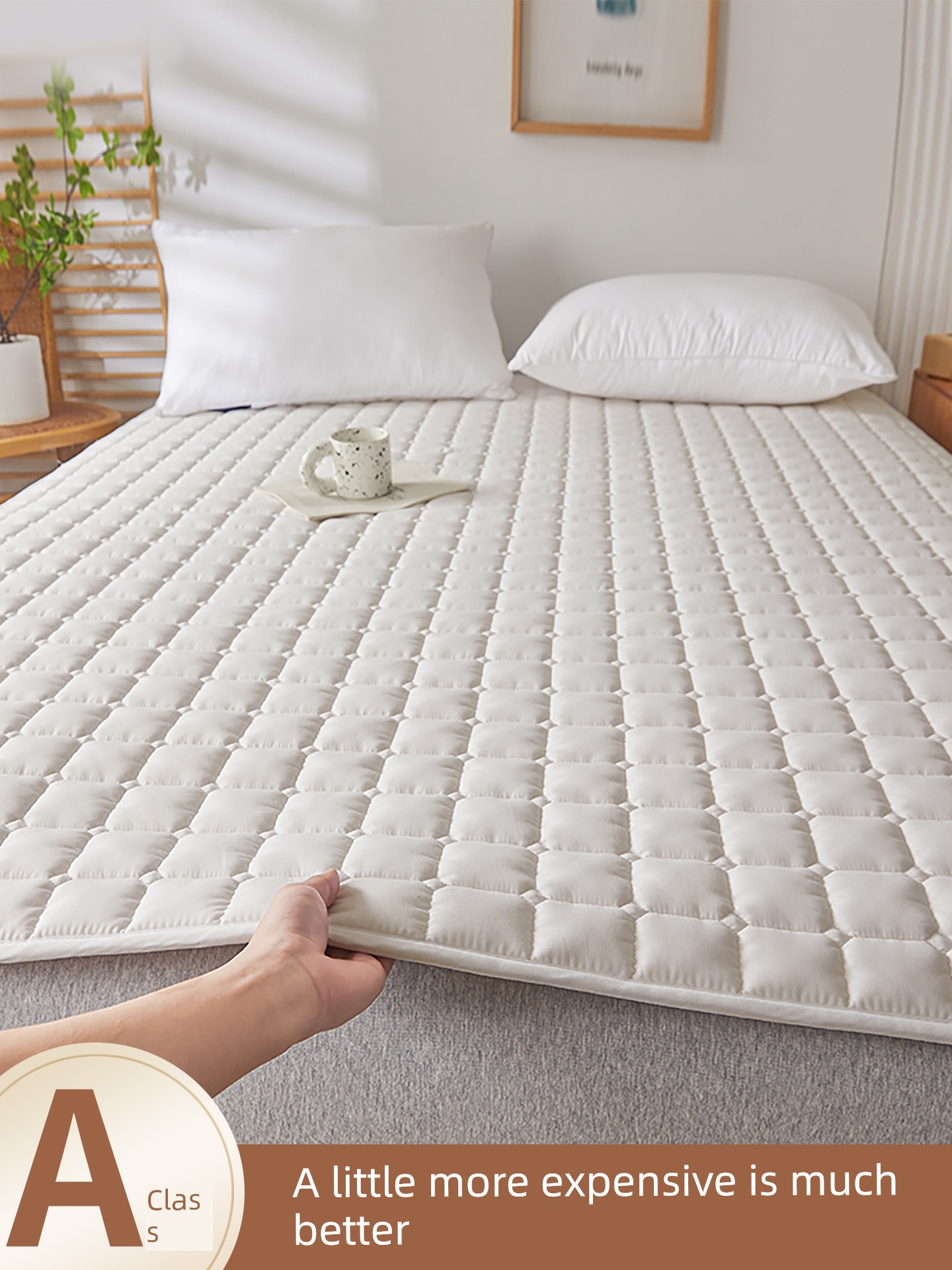 Class A Mattress Cushion For Home Bedroom Cushion Winter Protective Pad Dormitory Students Single Bottom Bedspread Bed Cotton-Padded Mattress