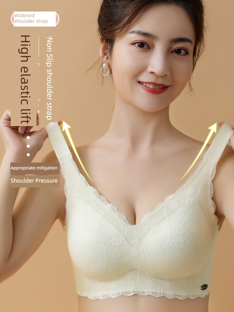 Wireless  Big chest shows small Shockproof run motion Underwear