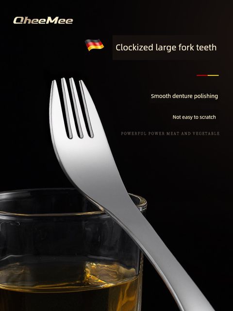 Western dining tableware knife and fork spoon set for children eating steak knife and fork gift box 304 stainless steel cartoon home 4 piece set