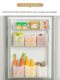 Refrigerator side door storage box assembly and organization tool inside fresh-keeping kitchen storage rack side storage door upper box