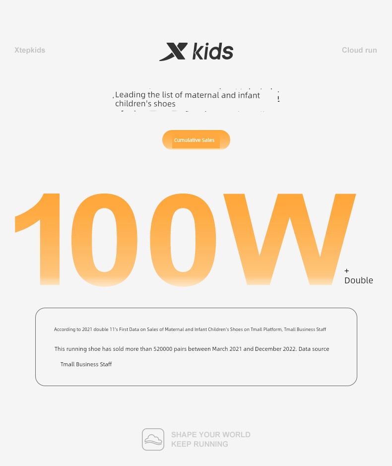 Cloud Running | Xtep Kids 2026 Autumn New Girls' Mesh Running Shoes Children's Boys' White Sneakers Sports Shoes. — 1