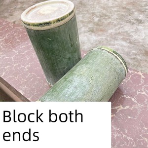 Fresh Bamboo Tubes with Open Ends or Closed Ends, DIY Decorative Ornaments, Natural Bamboo Tubes