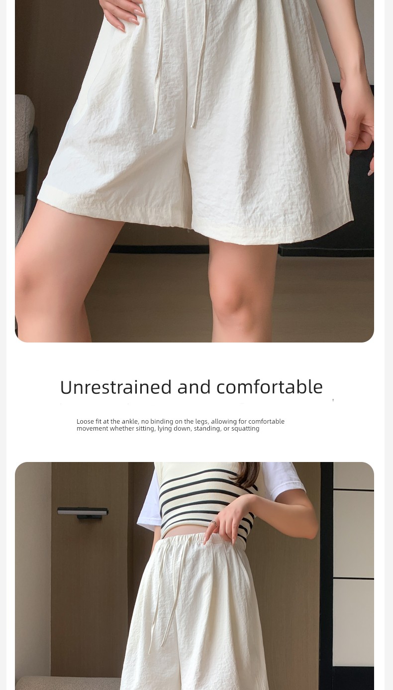 Shorts for Pregnant Women Summer Thin Outwear No Belly Support Not Tight Belly Nougat Pastry Pants Loose Casual Leggings Summer Wear — 11