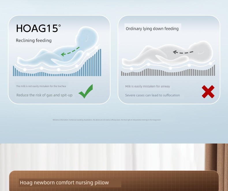 Hoag Nursing Pillow Newborn Feeding Aid for Direct Feeding, Sitting Feeding, Cuddling, Waist Support Cushion, Breastfeeding Pillow — 17