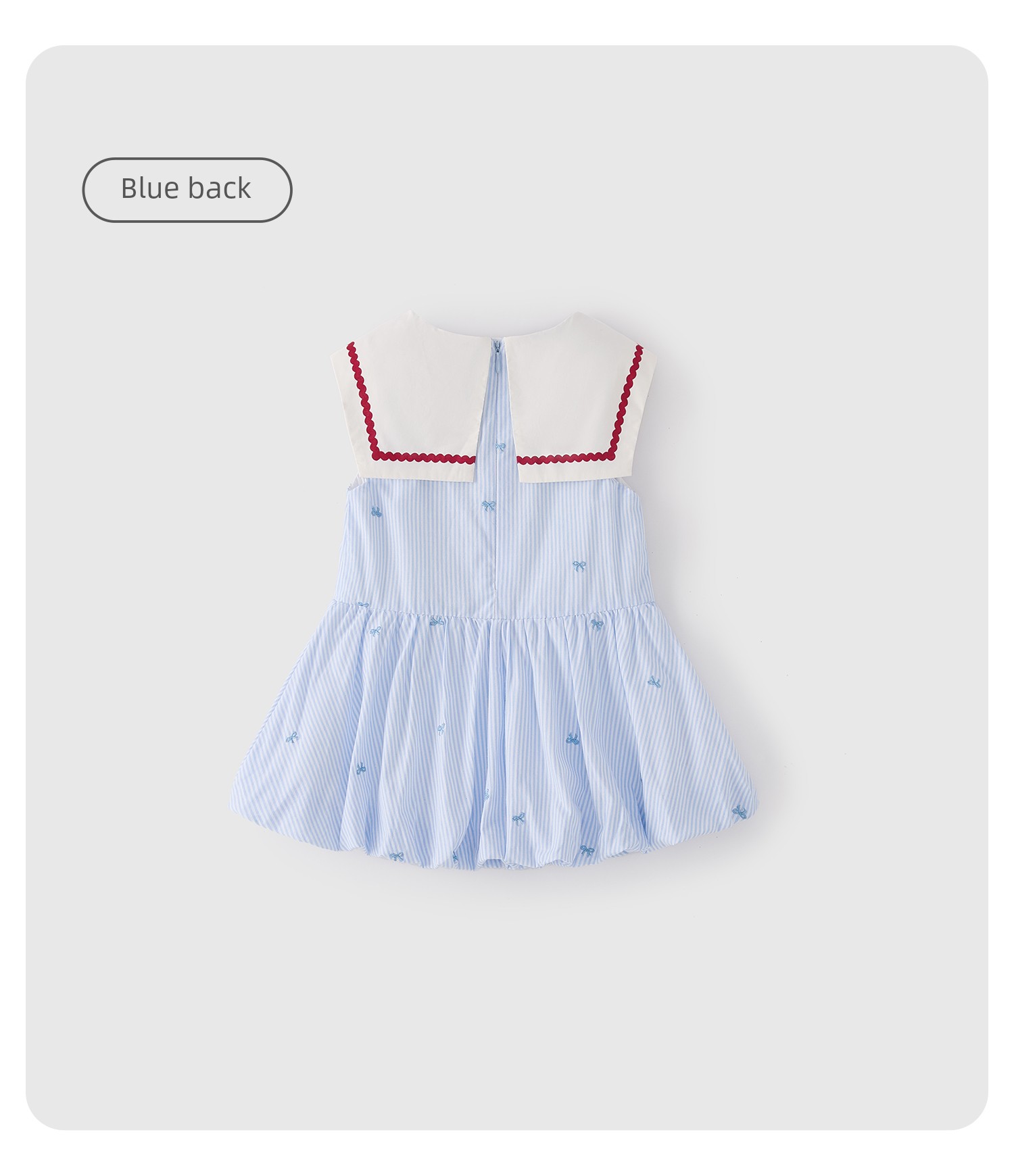 Jellybaby Girls' Dress Pure Cotton Summer Princess Dress New Style Kidsren's Preppy Style Baby Girl Summer Dress — 33