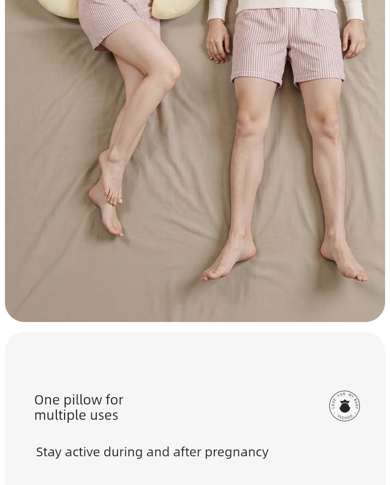 Ying's Maternity Pillow for Waist Support, Side Sleeping, and Belly Support, Pregnancy Pillow for Summer Sleep, Magic Pillow for Sleeping — 20