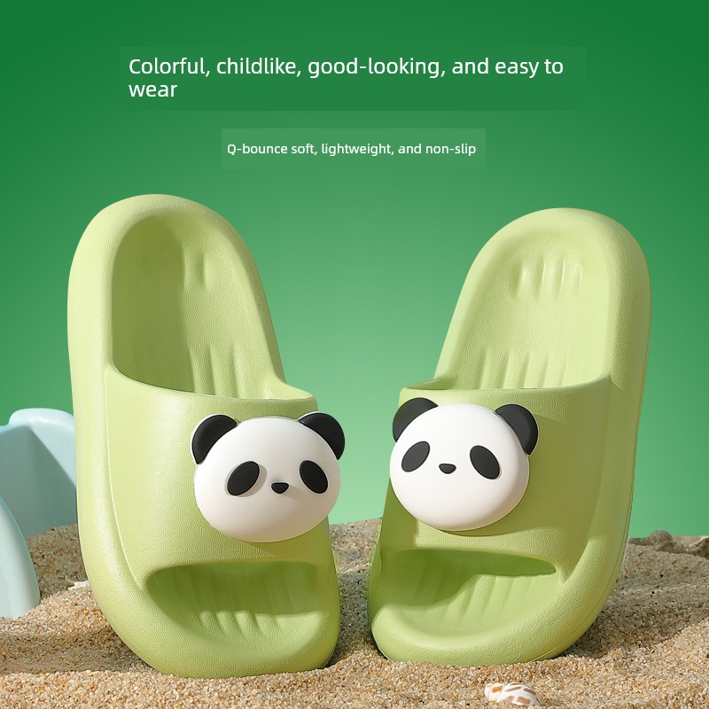 Pig Daddy Kidsren's Slippers for Summer, Baby Indoor Home Use, Non-Slip Soft-Soled Girls' Slippers for Bathing, Suitable for Older Kids — 4