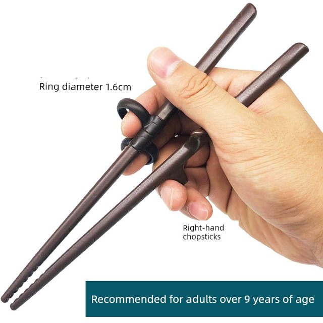 Large chopsticks big children adult corrector children learning chopstick correction training assist elderly people left hand chopsticks adults
