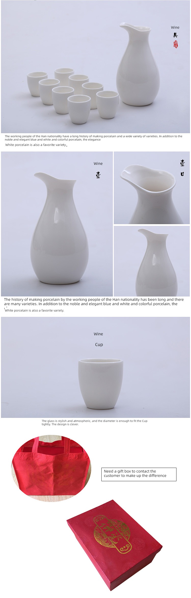 Cihengtang Small wine pot to fake something antique ceramics