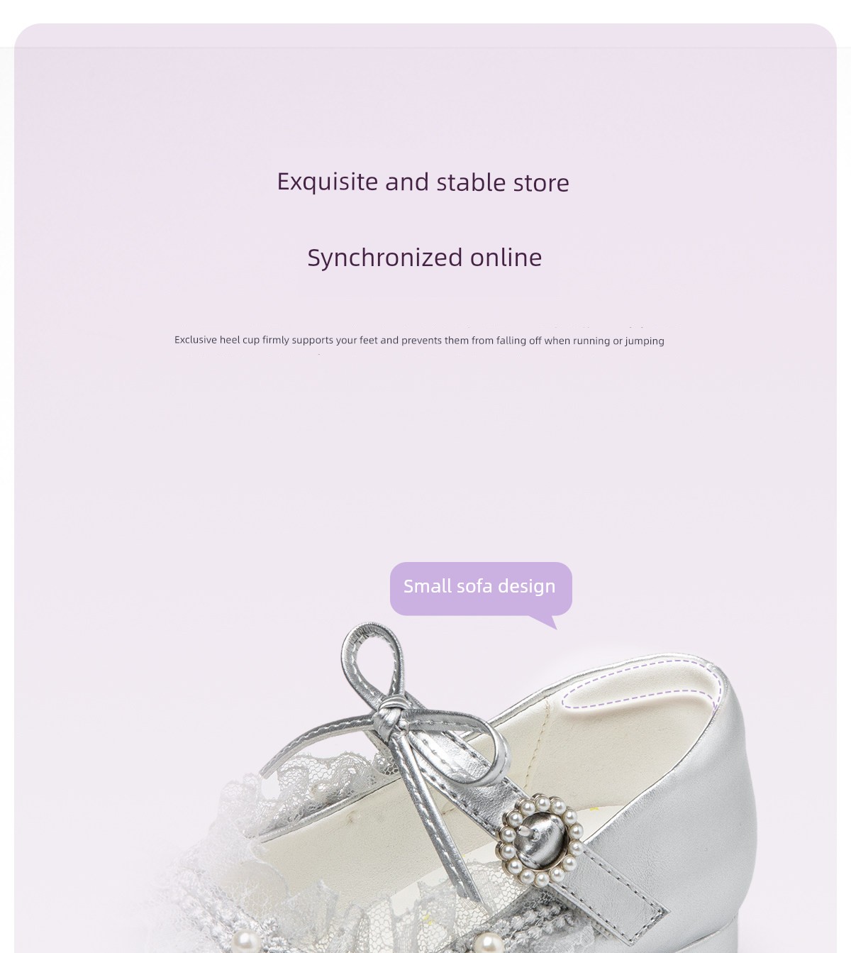 Little Girl's Stylish Leather Shoes 2026 New Summer Children's Beautiful Princess Shoes Girls' Soft-Soled High-Heeled Stage Shoes — 8