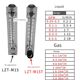 Yuyao Yuanda LZT-M15T panel flowmeter water liquid gas to float belt adjustment 1GPM 5GPM
