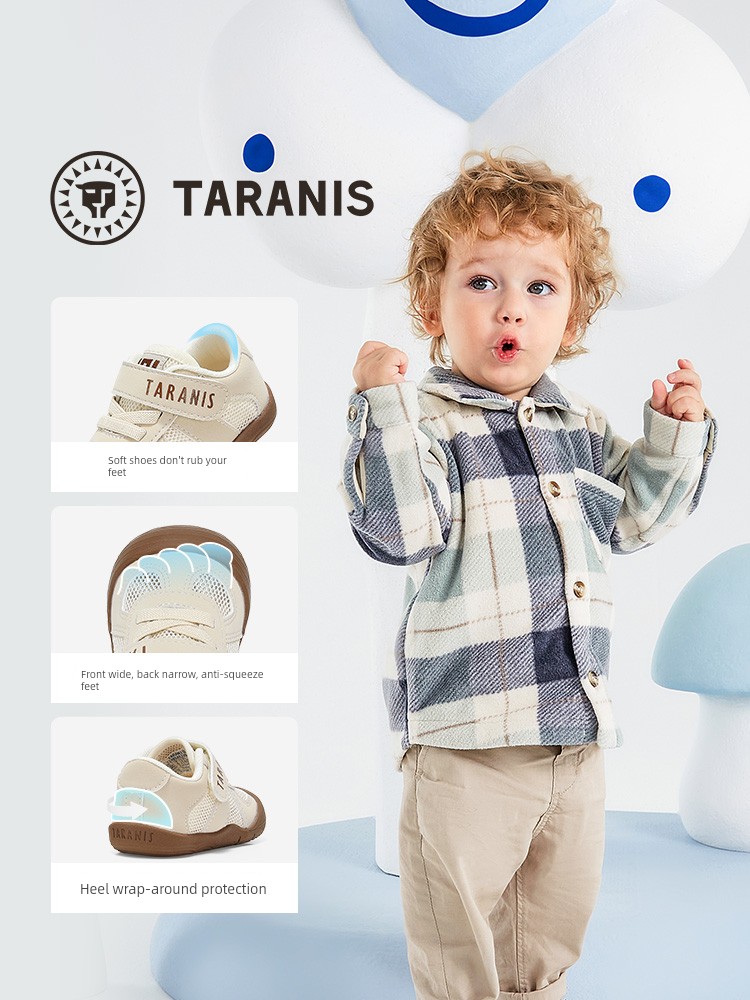 Tyrannis Children's Shoes 101 Step-Pre-Walking Shoes for Boys, Soft-Soled Newborn Shoes for Girls, Breathable and Comfortable Infant Shoes