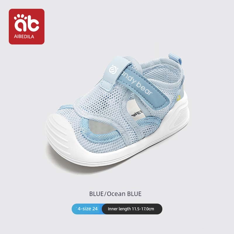 Baby Toddler Shoes Sandals Summer Mesh Shoes Baby Shoes Soft Bottom 1-2-3 Years Old Boys and Girls Functional Non Slip Soft — 3