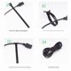Wire management with Velcro bundled wire management with cable management computer headphones data cable storage fixed winding cable strap