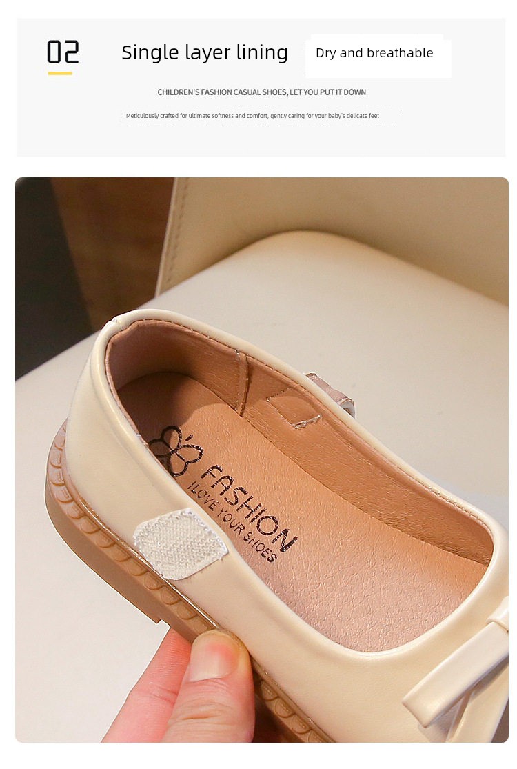 British Nu Girls' Black Leather Shoes, Academy Style, British Style, Student Performance Soft-Soled Small Leather Shoes, Autumn Leather Shoes, 2026 Model — 8