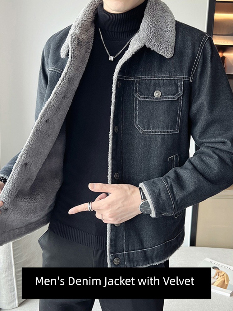 Autumn and winter Retro leisure time Light ripening wind chaqueta