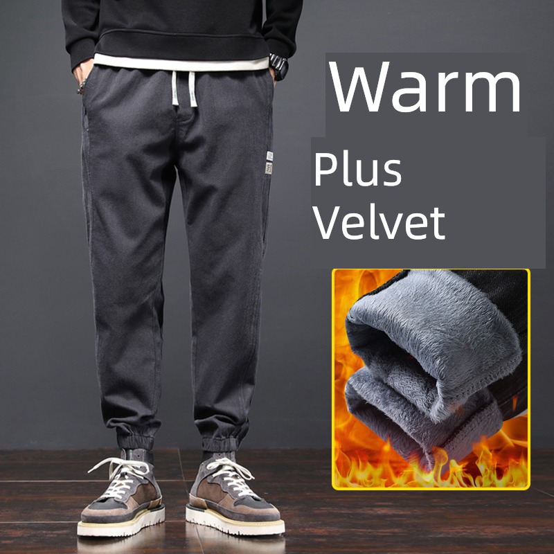 khaki leisure time Spring and Autumn Winter money Harlan Overalls