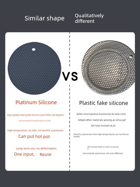 Silicone heat insulation pad dining table anti-scalding pad desktop high temperature casserole special table pad kitchen plate pad bowl pad household