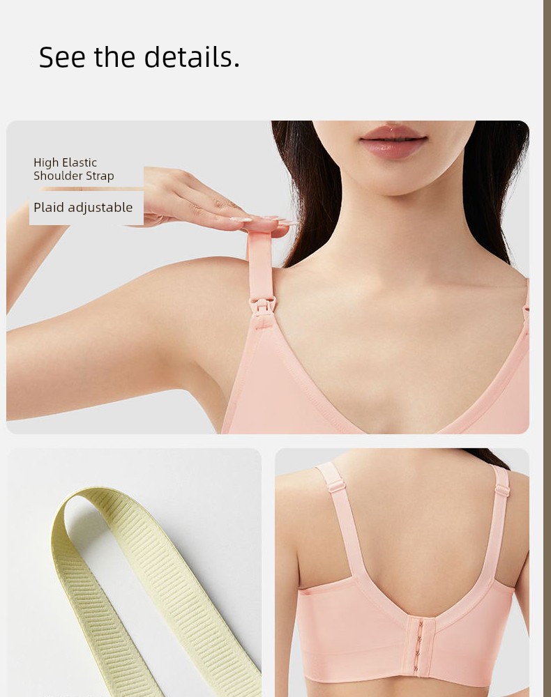 October Crystalline Nursing Postpartum Spring and Autumn Bra Pregnant Women — 24