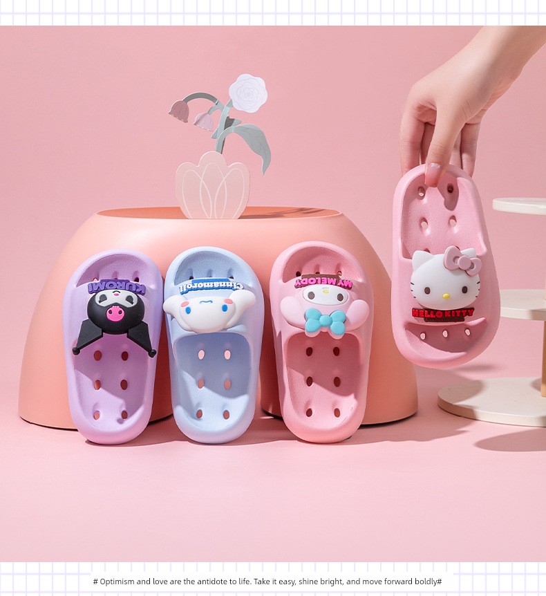 Children's Slippers for Girls, Summer 2026 New Kuromi Model, Girls' Bathroom Water-Draining Non-Slip Bath Slippers for Baby Girls — 11