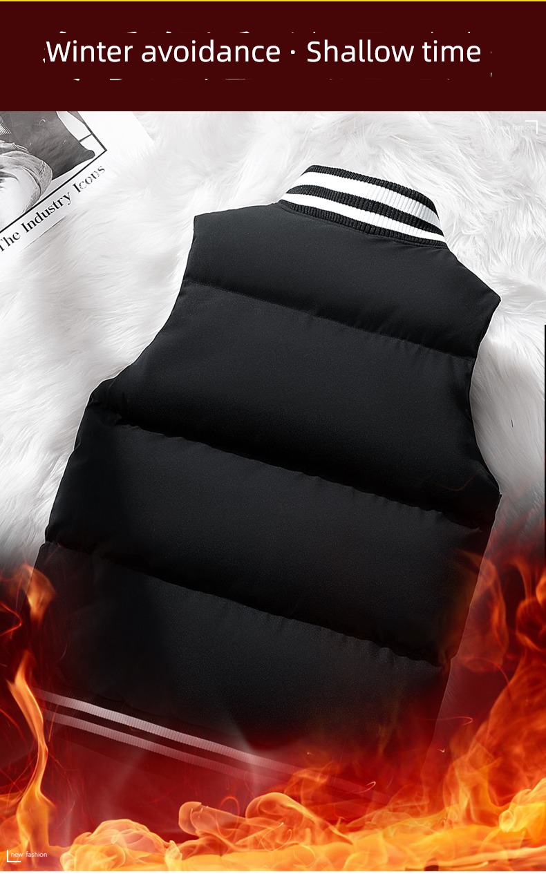 Cotton vest trend easy Big size keep warm loose coat Vest