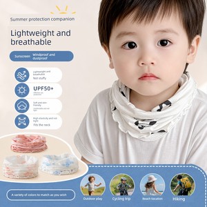 Neck Sun Protection Neck Gaiter, Anti-Uv, Thin Summer Sun Protection and Windproof Neck Gaiter for Children and Infants,