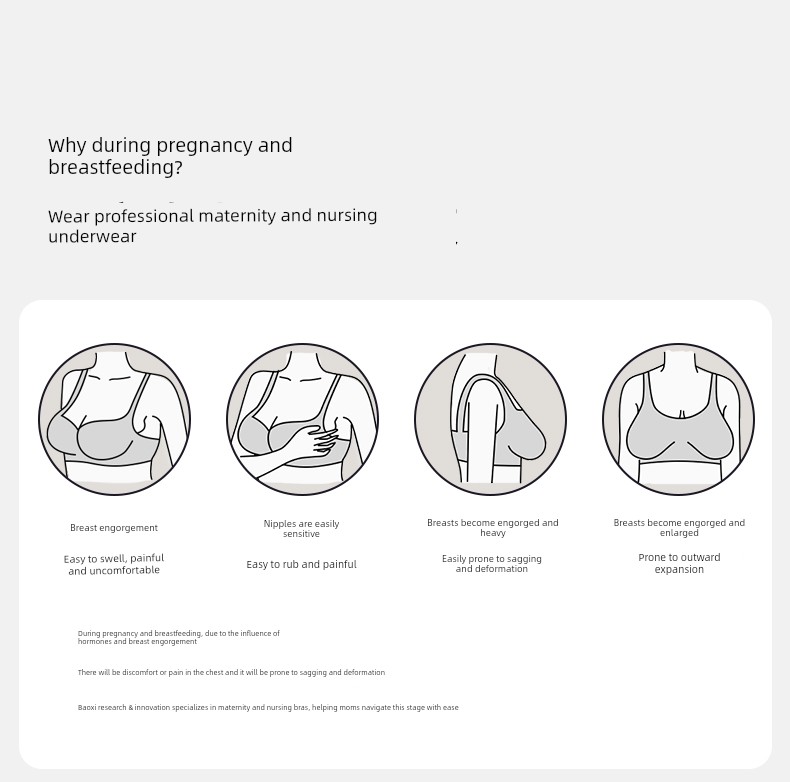 Qianxi Suspension Anti-Gravity Big Chest Special Maternity Breastfeeding Underwear Push up and Anti-Sagging Pregnancy Postpartum Max Bra — 36
